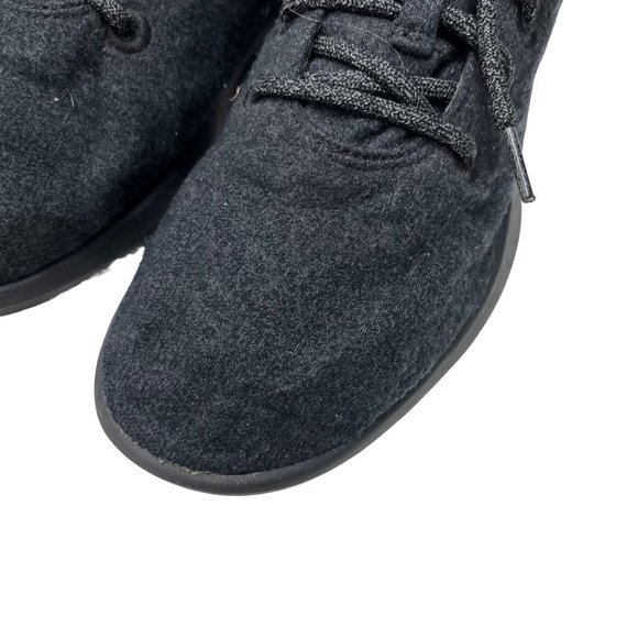Allbirds SIZE 10 Mens Runners Black Gray Merino Wool Sneakers - Picture 2 of 10